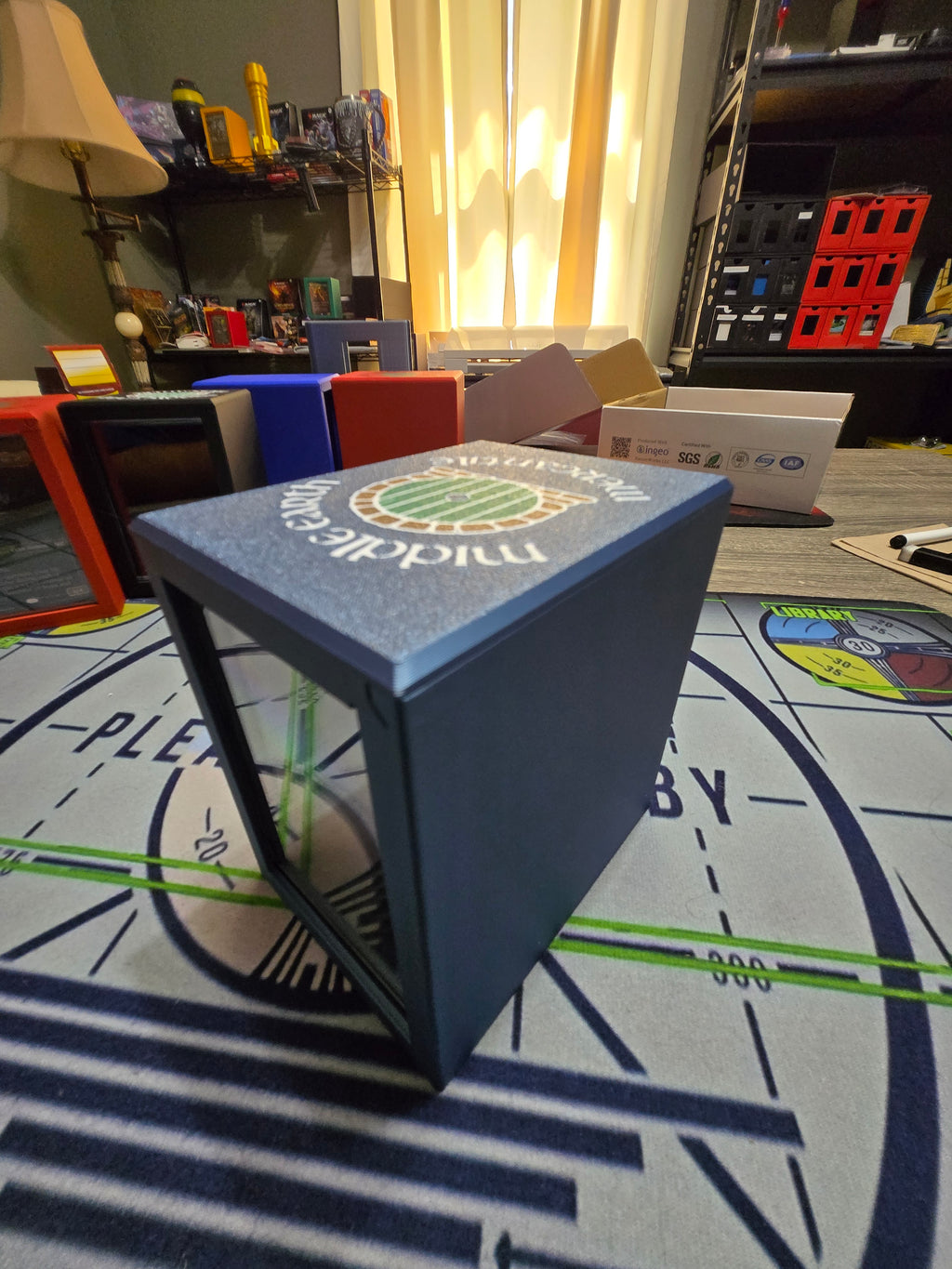 3D Printed Commander Deck Box – Fits Single-Sleeved Magic: The Gathering Cards