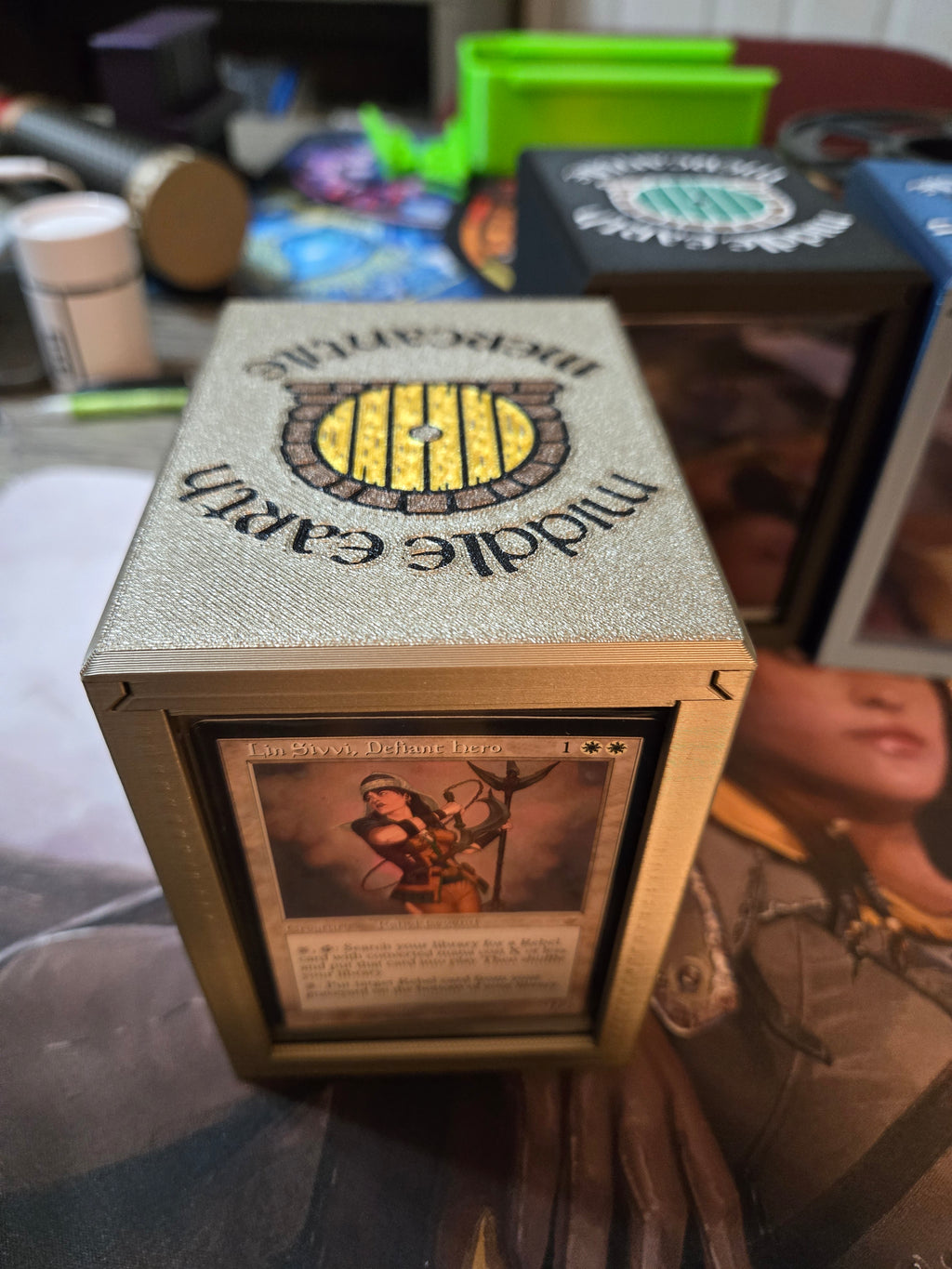 3D Printed Commander Deck Box – Fits Single-Sleeved Magic: The Gathering Cards