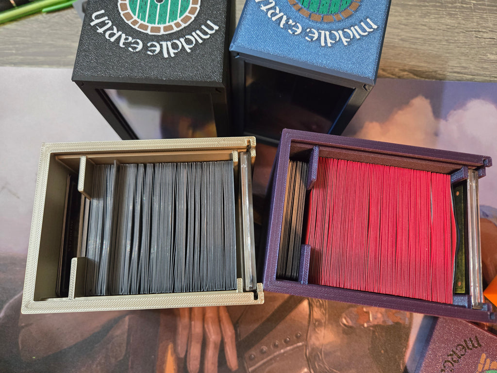3D Printed Commander Deck Box – Fits Single-Sleeved Magic: The Gathering Cards