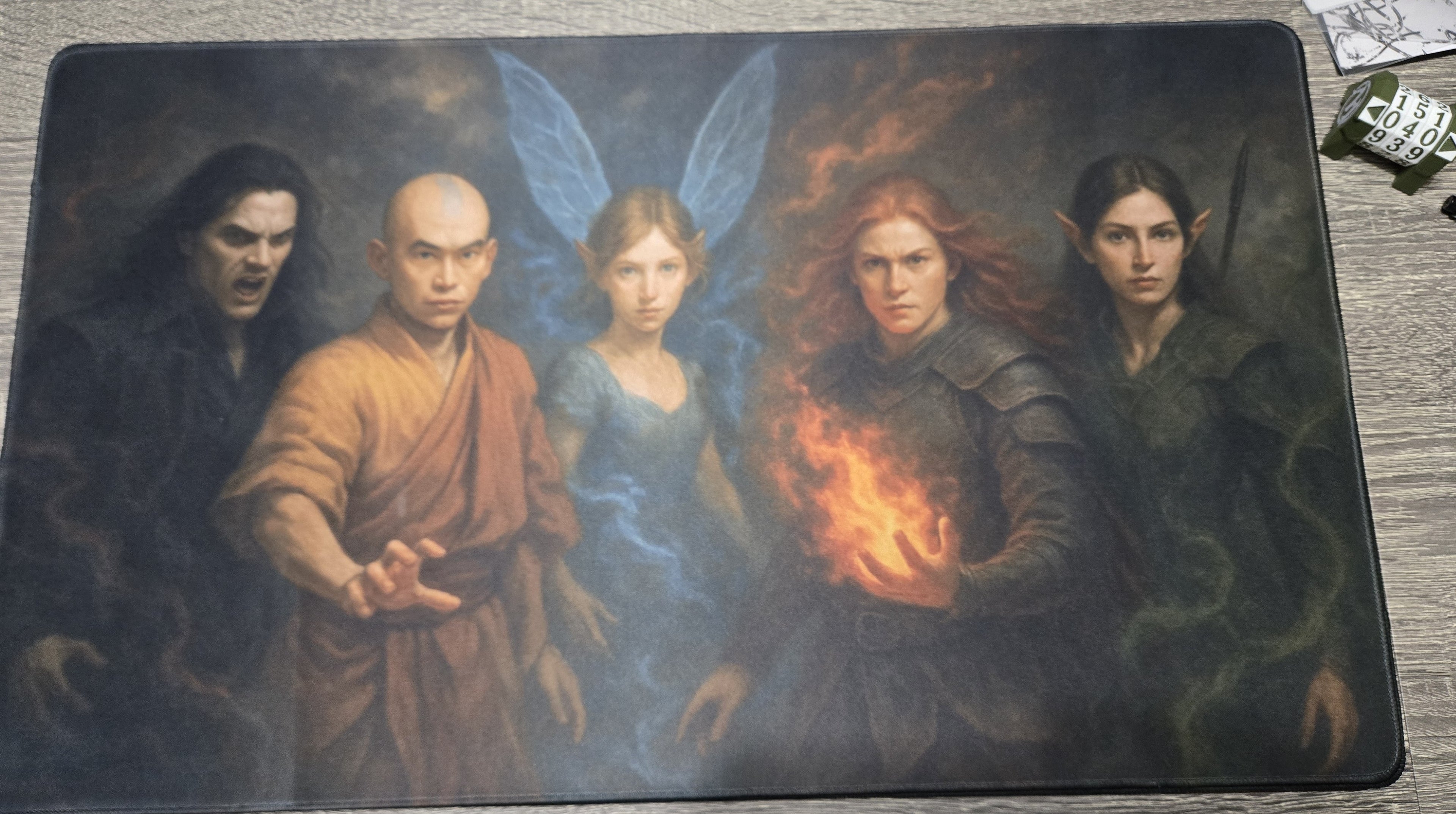 “Masters of the Five Elements – Fantasy Battle Playmat”